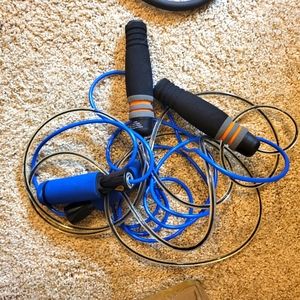 Weighted jump rope